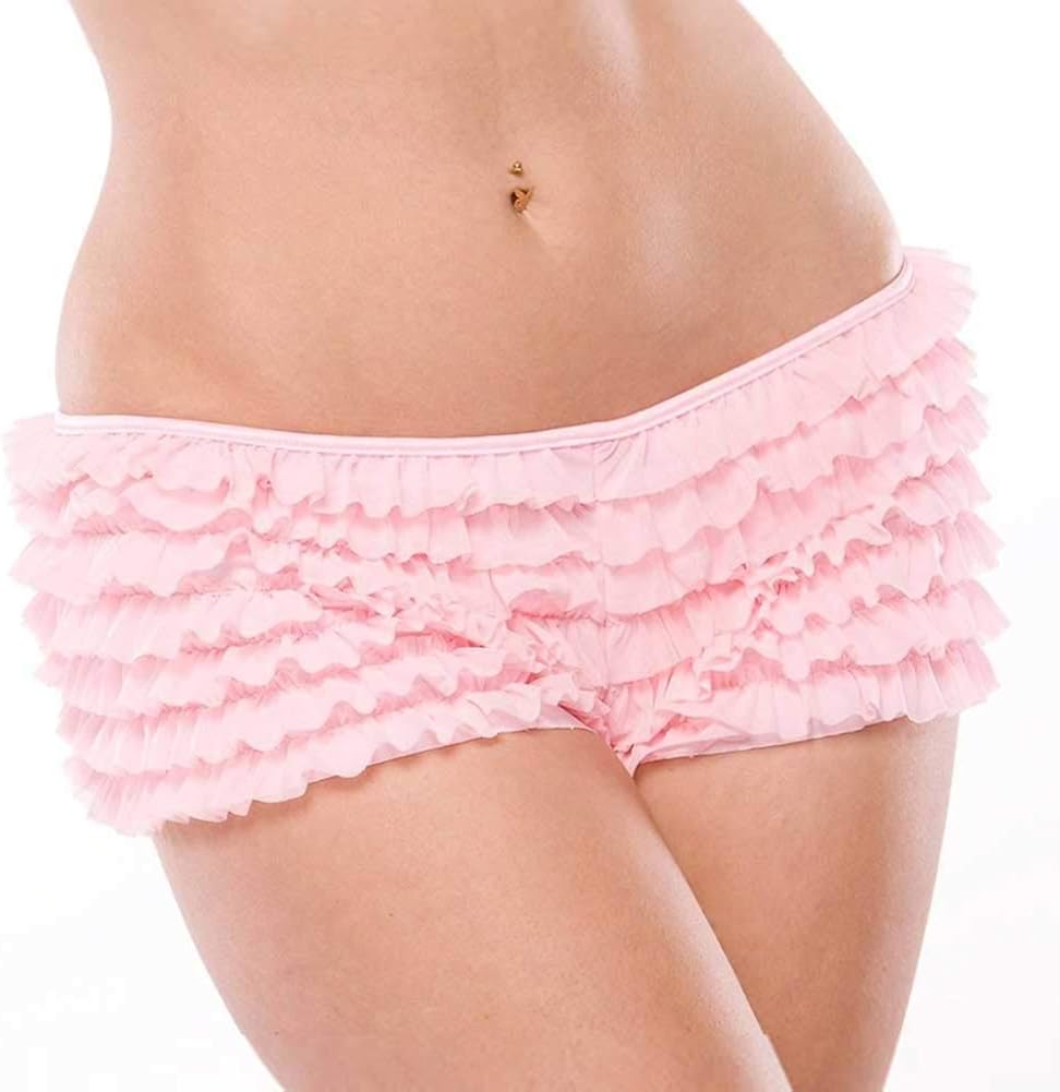 Pink ruffle shorts Clearance