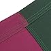 Yosoo Double Hammock Lightweight Indoor and Outdoor Nylon Parachute Hammocks for Camping Backpacking Travel Tree 2 Ropes Included (purple & green)