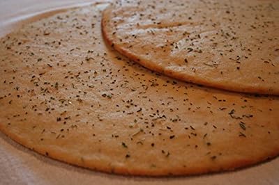 PALEO PIZZA CRUSTS: Gourmet, Handmade, Seasoned (6 Small)