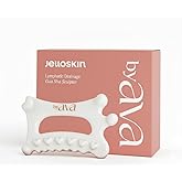 byAVA Gua Sha Jelloskin Lymphatic Massage Tool | Ceramic GuaSha for Face & Body Massage Tool | Patented Design for Lymphatic Drainage, Face Lift & Muscle Relief Body Massager