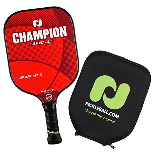 Champion Graphite Pickleball Paddle, Sets & Bundles by Pickleball, Inc. | Nomex Composite Honeycomb Core & Graphite Face | USAPA Approved