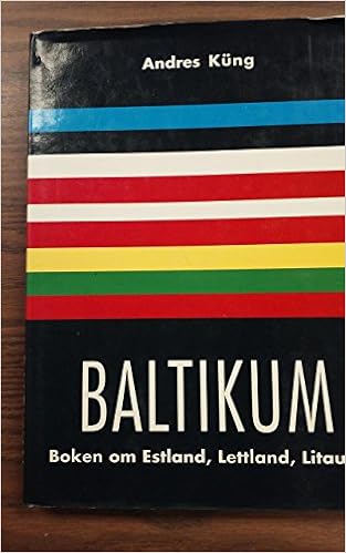 Baltikum En Handbok Om Estland Lettland Litauen Swedish Edition Kung Andres 9789187004315 Amazon Com Books