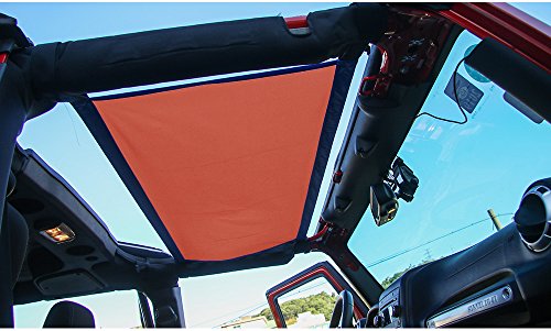 Car Roof Rest Bed Hammock for Jeep Wrangler & Wrangler Unlimited JK (Red) - Thumbnail 4
