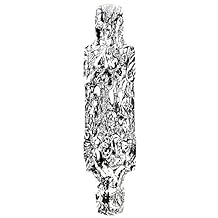 Rayne Longboards - Longboard giratorio de dibujos animados, firme, flexible, bambú y fibra de vidrio con gráficos sublimados, rocador de 3 etapas, cócteles y gotas radiales