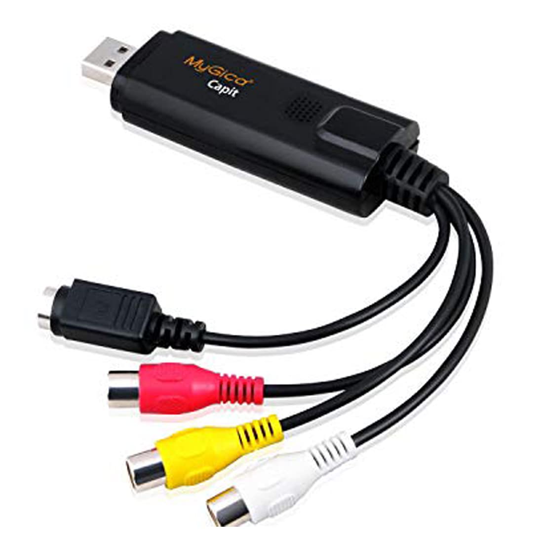 MyGica External USB Video Capture Card USB Grabber - Transfer VHS Home Videos to PC/Capture Xbox 360 and PS3 Gameplay/S-Video and Composite In