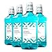 Amazon Brand - Solimo Antiseptic Mouthwash, Blue Mint, 33.8 Fl Oz (Pack of 4)
