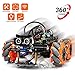OSOYOO Mecanum Omni Wheel Robotic Car Kit for Arduino Mega2560 | STEM Remote Controlled Educational Motorized Robot for Building Programming Learning How to Code | Mechanical DIY Coding Kid Teen Adult