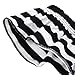 GRNSHTS Baby Girls Black and White Striped Romper Bodysuit (90/6-12 Month, Black+White)