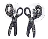 Scissors Post Stud Earrings Hairdresser Hair