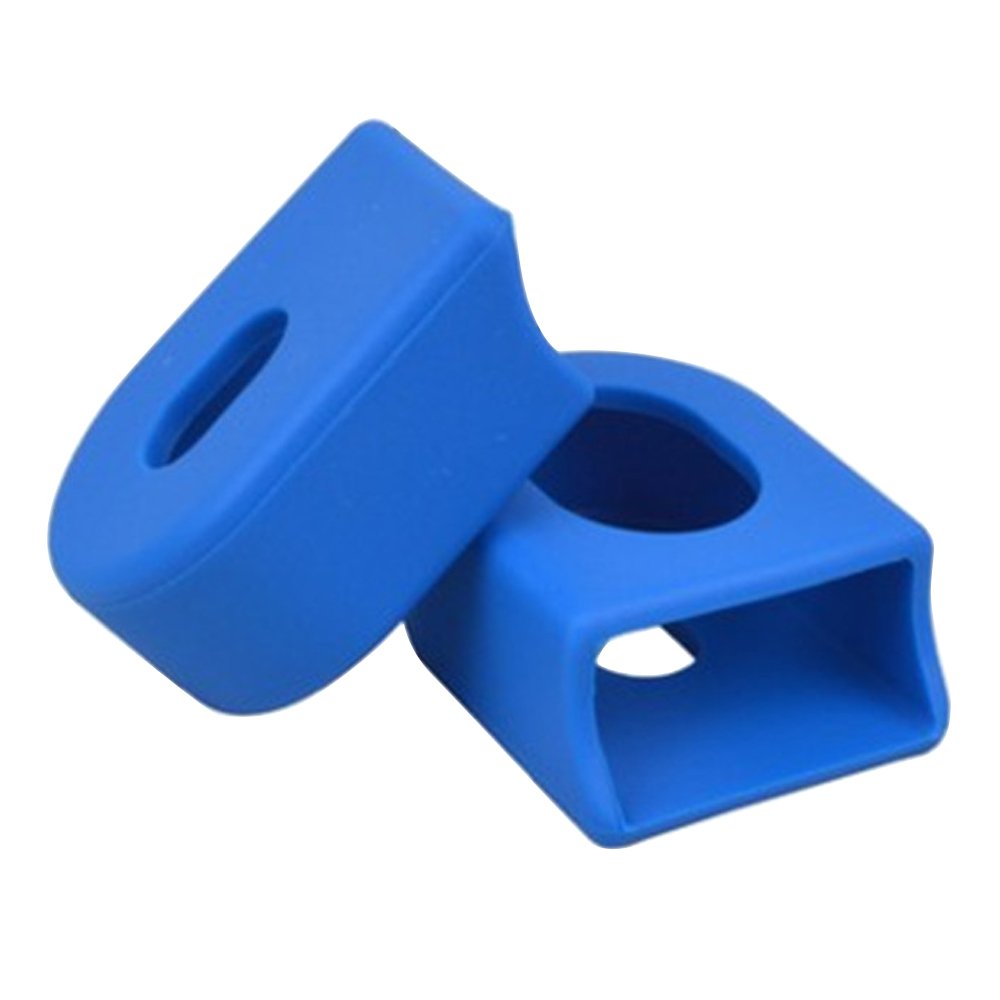 ブルー 2pcs自転車スリーブカバーシリコンマウンテンバイクロードバイクジェルcrankset自転車クランクアームブーツ Protectors B079g767x2 フレーム 数々の賞を受賞 Rumble Media