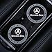 3Inc Tough Car Logo Vehicle Travel Auto Cup Holder Insert Coaster Can for Mercedes-Benz S Serie,E Serie,C Serie,W Series,A Series,etc All Models