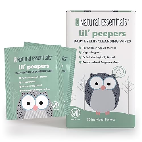 Natural Essentials Lil' Peepers Baby Eye Wipes and Eyelid Cleanser