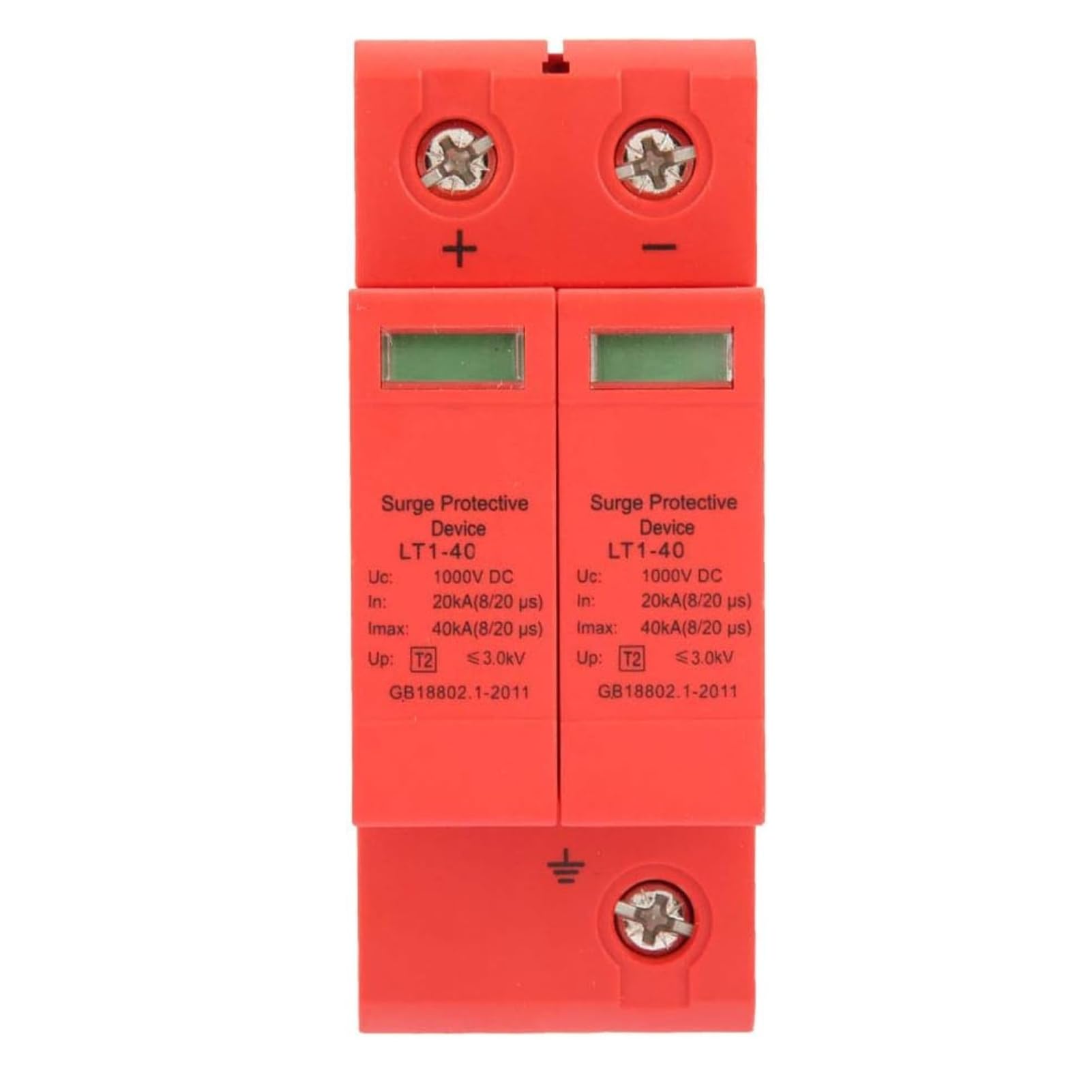 DEWIN Surge Arresters, Surge Protector 2P 20kA~40kA DC1000V House Surge Protective Low voltage Arrester Device