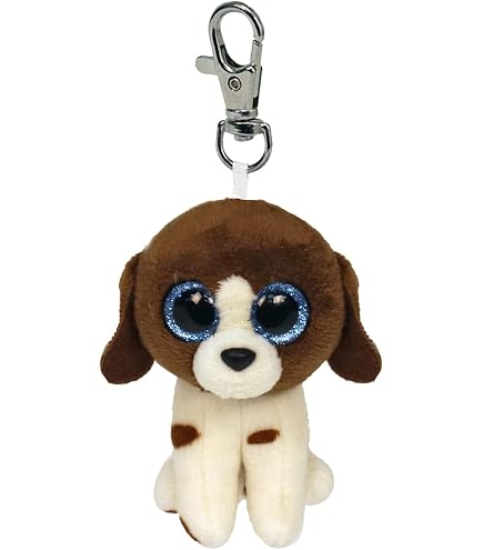 Ty Plüsch-Clip Schlüsselanhänger – Beanie Boos Mini-Version, Mit Glitzeraugen, Zum Sammeln