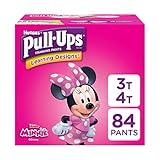 Pull-Ups Learning Designs Potty Training Pants for Girls, 3T-4T (32-40 lb.), 84 Ct. (Packaging May Vary)
