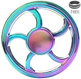 Mermaker Best FIDGET Spinner Toy for relieving ADHD, Anxiety, Boredom EDC Tri-Spinner Fidget Toy Smooth Surface Finish Ultra Durable