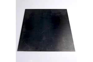 A569/ASTM A1011 Carbon Steel Sheet, Unpolished (Mill) Finish, Hot Rolled, ASTM A36, 0.105" Thickness, 12 Gauge, 12" Width, 12" Length, OnlineMetals