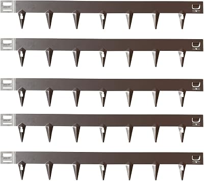 CORE EDGE Lawn Edging 65mm Brown Flexible Steel Garden Border Edging