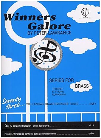 Peter Lawrance: Winners Galore (Treble Brass). Sheet Music for Trumpet, French Horn, Euphonium