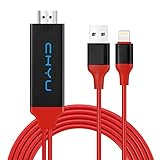 HDMI Cable,ChYu 6.5ft MHL to HDMI Adapter Cable Plug and Play No need Wifi 1080P HDTV Adapter for IPhone 5 5S 6 6S Plus 7 Plus iPad Pro (Updated Version)
