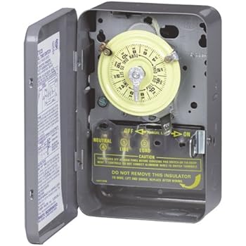 Intermatic T103 Mechanical Time Switch, Gray