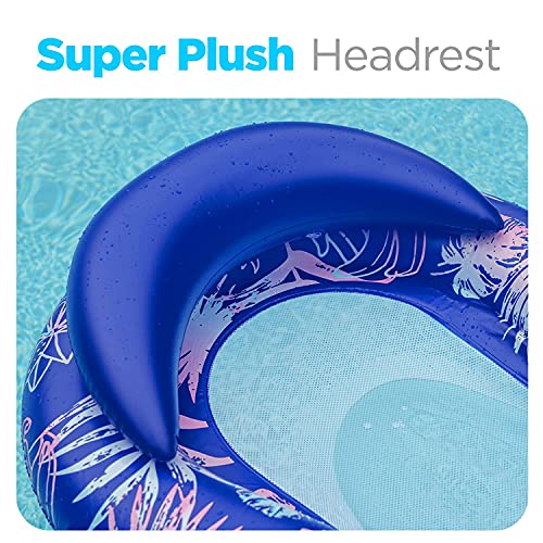 Galvanox Pool Floaties Adult Size, Heavy Duty Raft Water Lounger