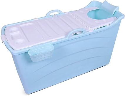 Baignoire Pliante Portable Baignoire Bebe Sur Pied Baignoire Portable Super Epais 1cm 54cm 59cm Rose Bleu Color Blue With Lid Amazon Fr Cuisine Maison