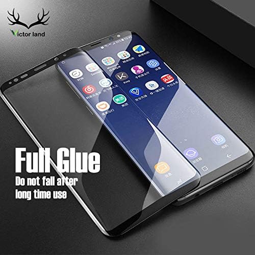 Full Glue Cover Tempered Glass Samsung Galaxy S8 S9 Plus Note 9 8 S6 S7 Edge Screen Protector Film 3D 5D 6D 9D 10D Case (Galaxy Note 8 - White)