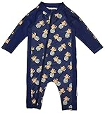 SwimZip Little Boy Long Sleeve Sunsuit with UPF 50