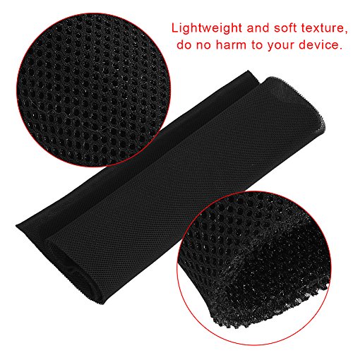 Tihebeyan Speaker Cloth Stereo Grill Mesh Fabric, Speaker Grill Cloth Stereo Mesh Fabric Dustproof Speaker Mesh Cloth Protective Grille Cover for Stereo Audio Speaker Repair 140cm x 50cm(Black)