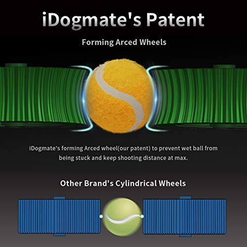 IDOGMATE Small Dog Ball Launcher,Automatic Dog Ball Thrower for Mini Dog (Small Machine with 3 Balls - //coolthings.us