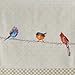 Maison d' Hermine Table runner 100% Cotton Double Layer Table Runners 72 inches long Decorative for Home Kitchen Dining Party Wedding Bridal Shower Spring Summer (Birdies On Wire, 14.50