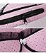 Combination of Life Portable Protect Bra Underwear Lingerie Case without Mesh Pocket Travel Organizer Pink Spotty