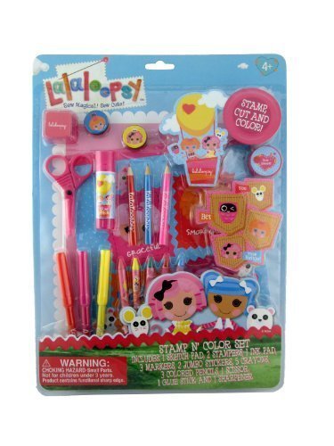 Lalaloopsy Stamp n' Color 25 Piece Set