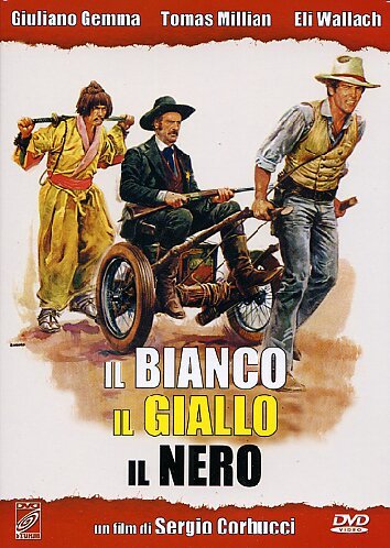 Il bianco, il giallo, il nero: Amazon.it: Eli Wallach, Giuliano Gemma,  Tomas Milian, Giovanni Petrucci, Edy Biagetti, Lorenzo Piani, Carla  Mancini, Romano Puppo, Sergio Corbucci, Eli Wallach, Giuliano Gemma: Film e  TV