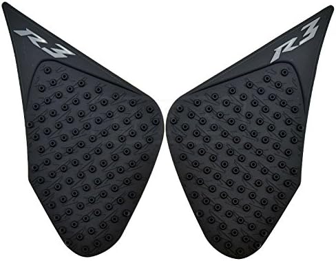 Motorcycle 3M Tank Pad Gas Anti slip Stickers Adhesive Rubber Traction Side Fuel Gas Grip Decal Protector For Yamaha YZF R3 R25 2015 2016 YZFR3 YZFR25