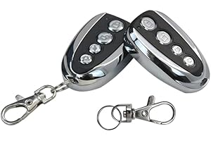 Remote Control for Automatic Sliding Gate Opener Hardware, Electric Rolling Driveway Gate Opener Closer Security Kit Remote (2x Backup Key)-by Colorpp