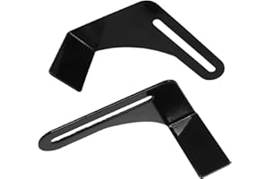 OSVJE 2pcs 9.84" Bench Grinder Protective Tool Rest-Stable Carbon Steel for Enhanced Safety and Precision in Grinding Tasks, Black Finish for Long-Lasting Performance and Professional Results