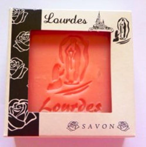 Our Lady of Lourdes Rose Scented Bar of Soap 100 Grams France