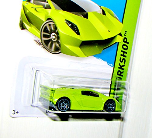 Hot Wheels 2015 HW Workshop Lamborghini Sesto Elemento 198/250, Lime Green