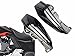 Left & Right Black Mid-Frame Air Heat Deflector Trim for 2009-2017 09-17 Harley Street Glide Tri Electra Road Ultra Classic FLHTCU CVO FLHTCUSE FLHR FLHTCUTG 2012 2013 2014