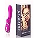 Vibrator 10 Vibration Patterns Waterproof Massager Wireless Rechargeable wand for treat local body muscle pain or movement recovery,for woman or man (Pink)