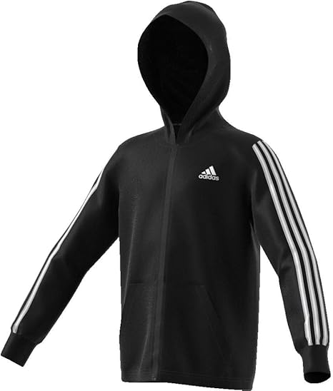 badge of sport 3 stripe hooded tracksuit