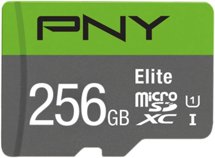 PNY Elite 256GB microSDXC Class 10 UHS-I U1 A1 V10 100MB/s