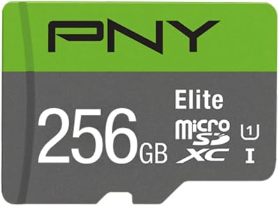 PNY Elite 256GB microSDXC Class 10 UHS-I U1 A1 V10 100MB/s
