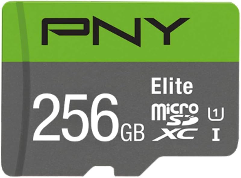 PNY Elite 256GB microSDXC Class 10 UHS-I U1 A1 V10 100MB/s