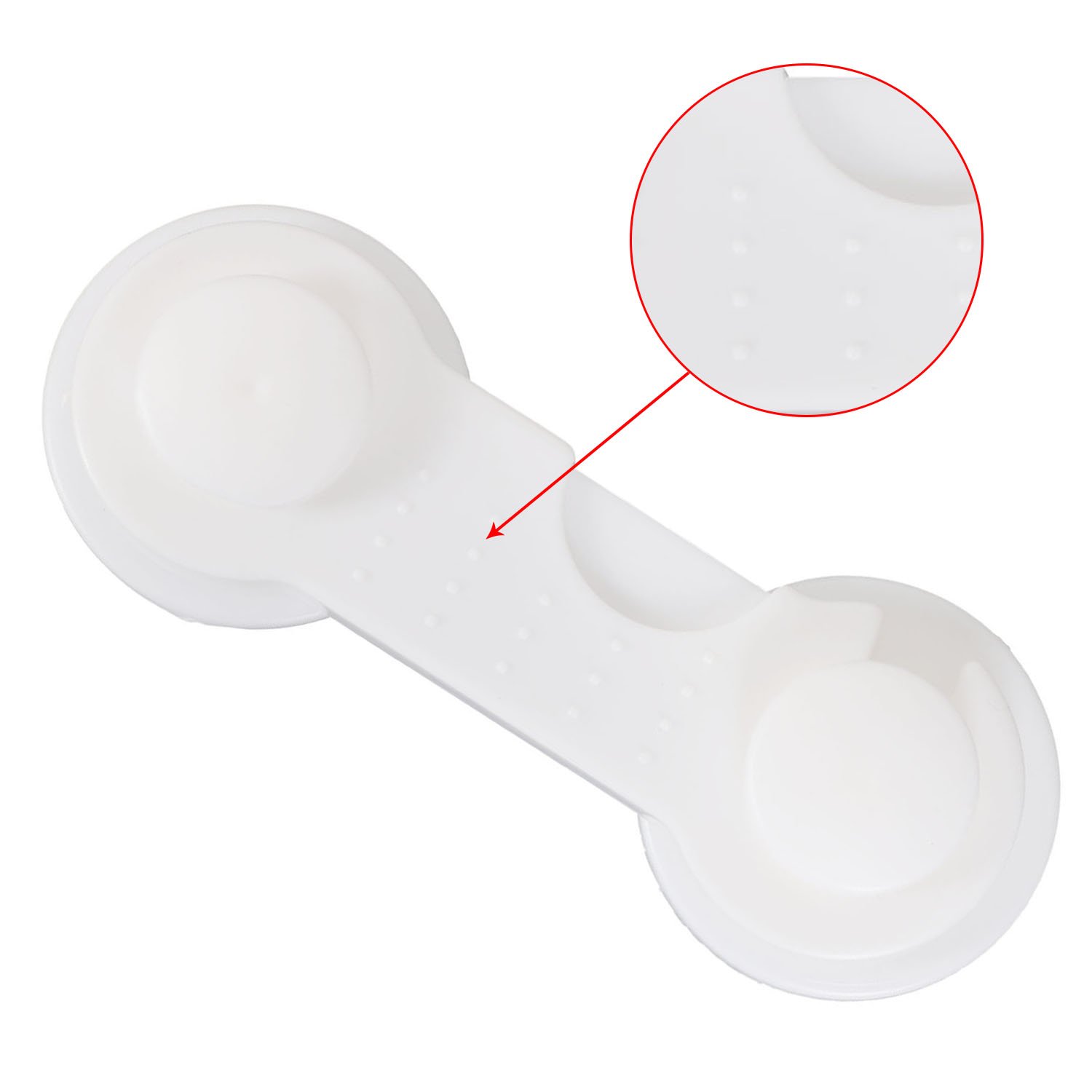 Verrouillage de Sécurité Wivarra Verrous de Sécurité Enfant avec Résistant Adhésif pour Armoires,Frigo,Toilette (8 Pièce)