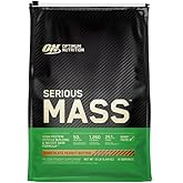Optimum Nutrition Serious Mass, Weight Gainer Protein Powder, Mass Gainer, Vitamin C and Zinc for Immune Support, Creatine, Chocolate Peanut Butter, 12 Pound (Packaging May Vary)