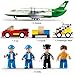 Sluban M38-0371 Aviation Blocks Plane Bricks Toy - Air Freighter, Green