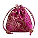 2500 Silk Brocade Pouch Jewelry Travel Drawstring Coin Purse Bag H4
